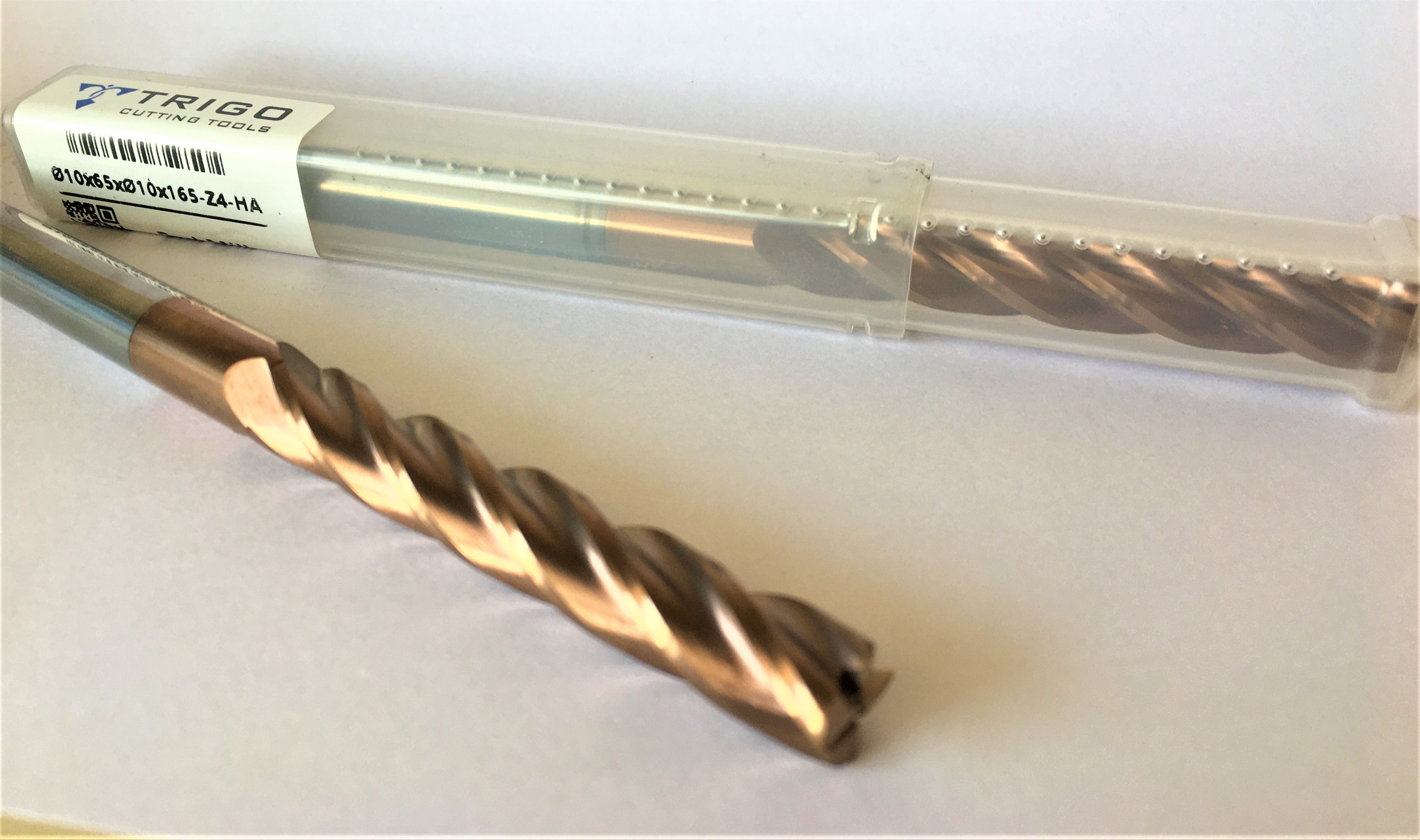 TRİGO 10 MM 150 BOY KARBÜR HRC55 4 AĞIZLI DÜZ ELMAS FREZE